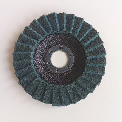 Nylon Abrasive Flap Non Woven Polishing Wheel Fine Grit 180mm For Grinder