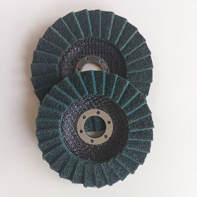 Nylon Abrasive Flap Non Woven Polishing Wheel Fine Grit 180mm For Grinder