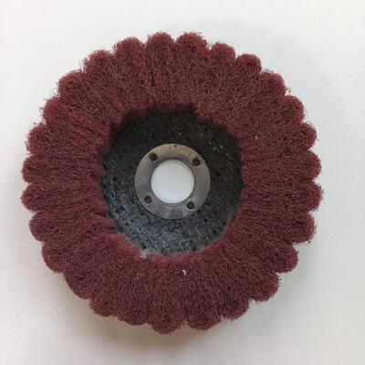 Unmounted Nonwoven Aluminium Oxide Flap Disc 115mm For Polishing Wood Metal