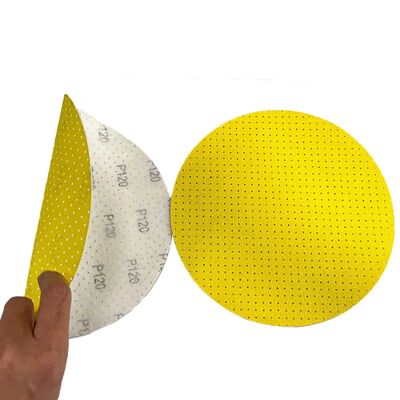 Round 225mm Sanding Discs Sandpaper P40-P220 Grit Aluminum Oxide For Drywall Polishing