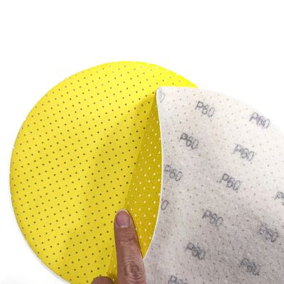 Round 225mm Sanding Discs Sandpaper P40-P220 Grit Aluminum Oxide For Drywall Polishing