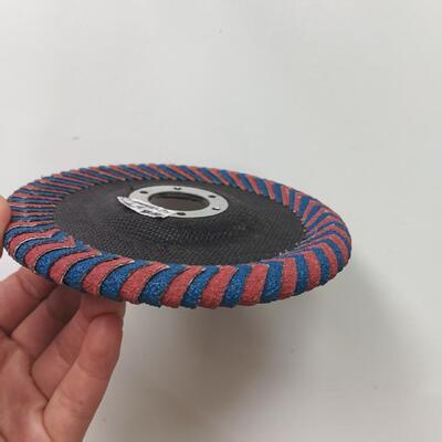 Full Curved Ceramic Abrasive 60 Grit Flap Disc For Polishing Stainless Steel ODM