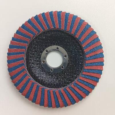 Full Curved Ceramic Abrasive 60 Grit Flap Disc For Polishing Stainless Steel ODM