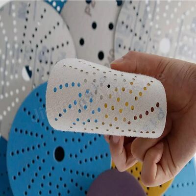 150mm Aluminum Oxide Abrasive Sanding Disc Hook And Loop Sandpaper