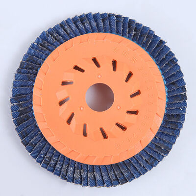 Blue Zirconia Aluminium Abrasive Flap Disc 36 Grit For Angle Ginder Wood Polishing