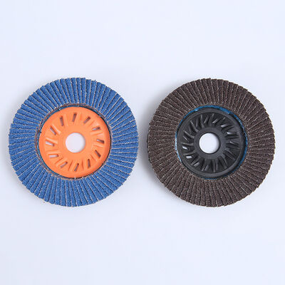 Blue Zirconia Aluminium Abrasive Flap Disc 36 Grit For Angle Ginder Wood Polishing