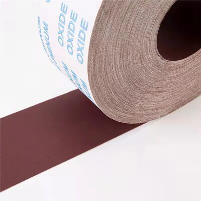 Red Aluminum Oxide Abrasive Cloth Backed Sandpaper Roll 150mm 2000 Grit
