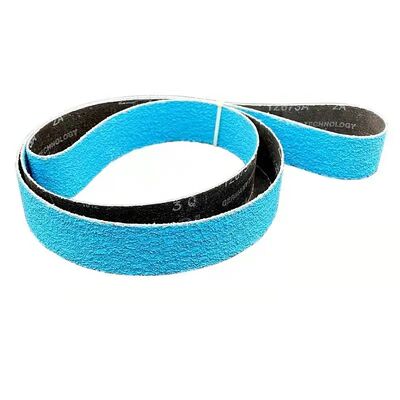 Custom Aluminium Zirconia Abrasive Sanding Belt For Polishing 24-120 Grit