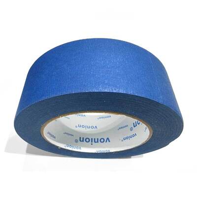 Waterproof Blue Crepe Paper Masking Tape For Automotive 60mm*50m