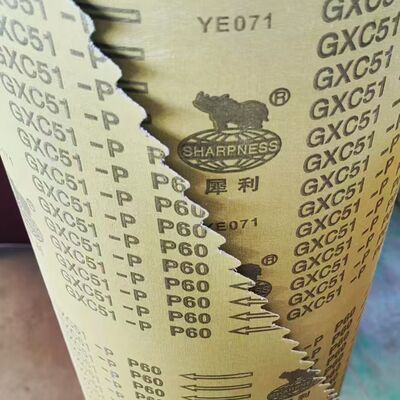 SHARPNESS GXC51-P 610mm x 100mm Silicon Carbide Sanding Belt for Steel with 40-800 Grit Range