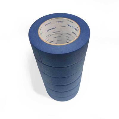 Waterproof Blue Crepe Paper Masking Tape For Automotive 60mm*50m