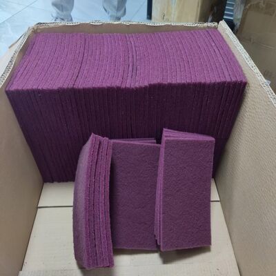 Custom Industrial Carborundum Abrasive hand Pad Nylon 6x9 For Removing Rust