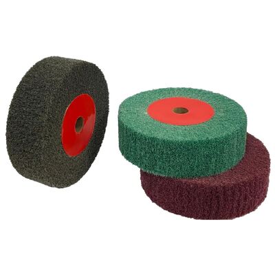 Nonwoven 80 Grit Grinding Wheel Flap Discs For Bench Grinder６Inch 4 Inch