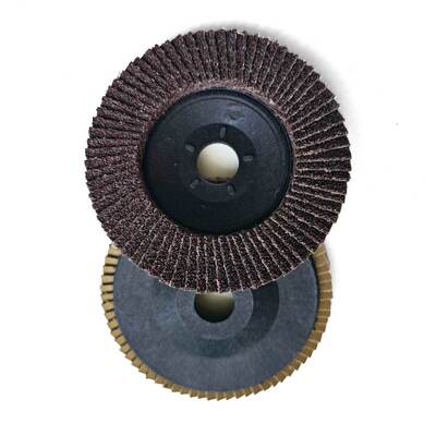 100x16mm Polishing Flap Disc Wheel With Calcined Aluminium Oxide Cloth 120 Grit