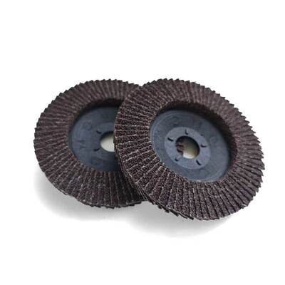 100x16mm Polishing Flap Disc Wheel With Calcined Aluminium Oxide Cloth 120 Grit