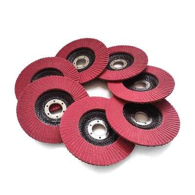 125x22mm 5inch Ceramic Abrasive Flap Disc Wheel For Polishing Stainless Steel