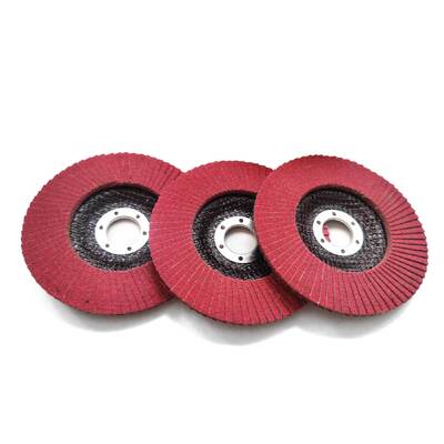 125x22mm 5inch Ceramic Abrasive Flap Disc Wheel For Polishing Stainless Steel