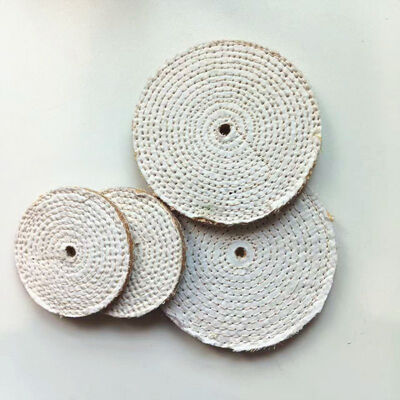 150mm 100mm Sisal Polishing Wheel For Stainless Steel Jewelry Buffing