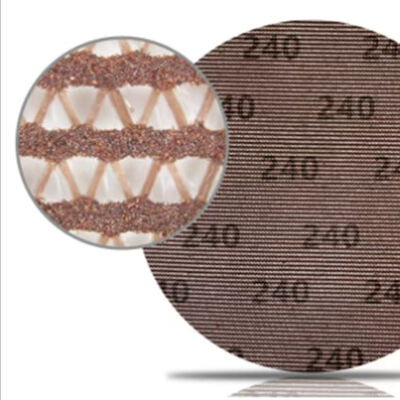 125mm Aluminium Oxide Mesh Sandpaper Abrasive Sanding Disc with Hook and Loop Backing