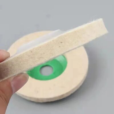 Coarse Grit Wool Buffing Wheel 115mm for Mirror Finish Polishing of Stainless Steel