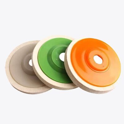 100mm Fine Grit Wool Buffing Wheel for Mirror Finish Polishing of Stainless Steel