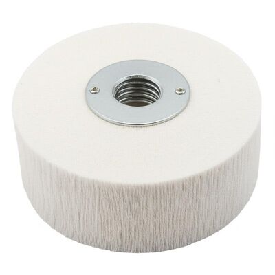 Coarse Grit Wool Buffing Wheel 115mm for Mirror Finish Polishing of Stainless Steel