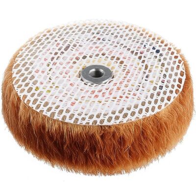 100mm Fine Grit Wool Buffing Wheel for Mirror Finish Polishing of Stainless Steel