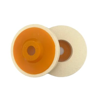Custom Fine Grit Abrasive Flap Wheel Wool Buffing Wheel 80 Grit 100mm
