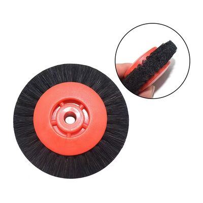 OEM Natural Bristle Hair Brush Polishing 80mm 4C Size For Dry Brushing