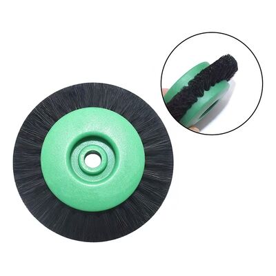 65mm Round Natural Bristle Hairbrushes Synthetic Boar Bristle Brush Custom