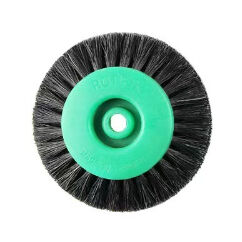 65mm Round Natural Bristle Hairbrushes Synthetic Boar Bristle Brush Custom