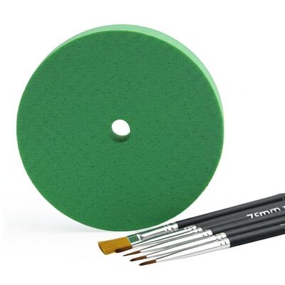 65mm Round Natural Bristle Hairbrushes Synthetic Boar Bristle Brush Custom