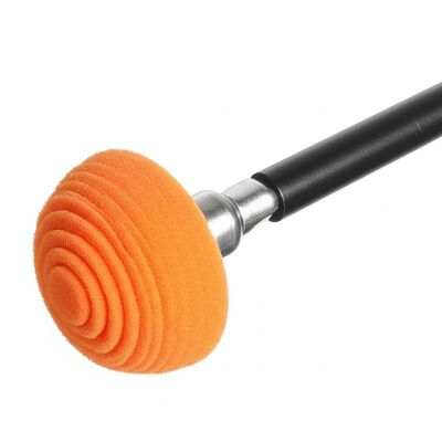 80mm Orange Polishing Boar Round Bristle Brush For Jade Stone Handicraft Smoothing
