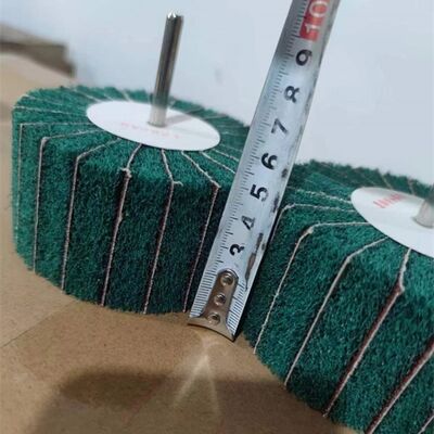Green Shaft Grinding Flap Wheel Discs 20mm 25mm 30mm 40mm 50mm 60mm 80mm 100mm