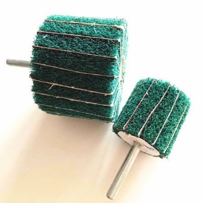 Green Shaft Grinding Flap Wheel Discs 20mm 25mm 30mm 40mm 50mm 60mm 80mm 100mm