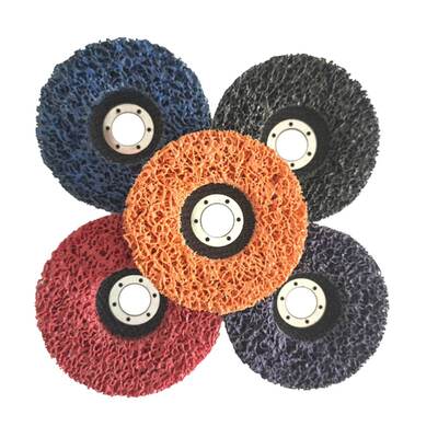 5"X7" Green Abrasive Flap Wheel Disc Rust Remover For Metal Paint Coating