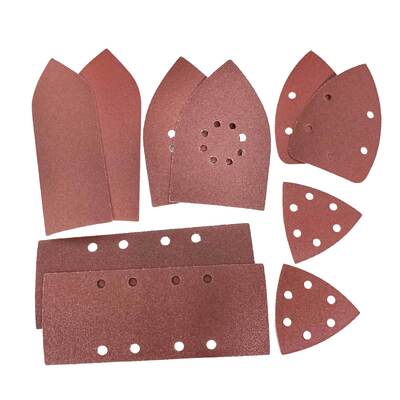 C weight Automotive Sanding Discs 8 Hole Aluminum Oxide Rectanglar ODM