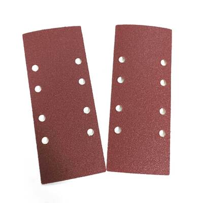 C weight Automotive Sanding Discs 8 Hole Aluminum Oxide Rectanglar ODM