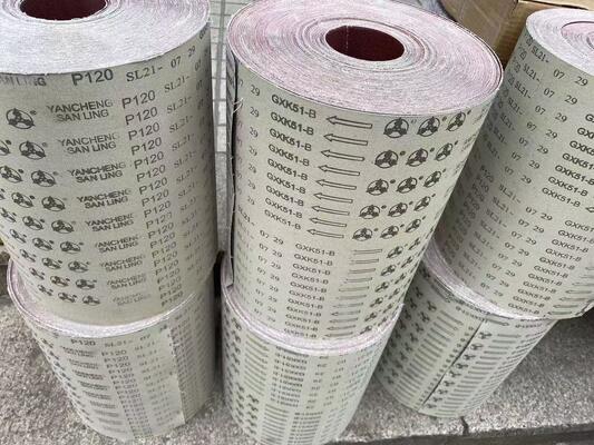 OEM Aloxide Sanding Abrasive Cloth Roll For Manufacturing Sanding Belts