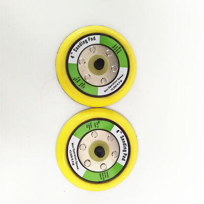 Polishing 125mm 6 Inch Velcro Backing Pad Hook Loop For Pneumatic Orbital Sander Custom