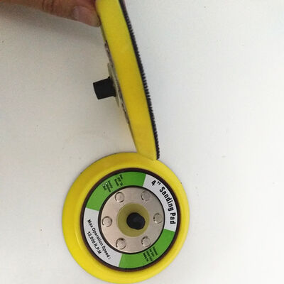 Polishing 125mm 6 Inch Velcro Backing Pad Hook Loop For Pneumatic Orbital Sander Custom