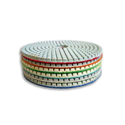 ODM Wet Quartz Polishing Pads Diamond Buffing Pads For Marble Floor 4 Inch
