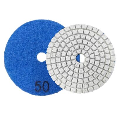4Inch 100mm Wet Dry Floor Diamond Sanding Pad For Concrete Granite Ceramic