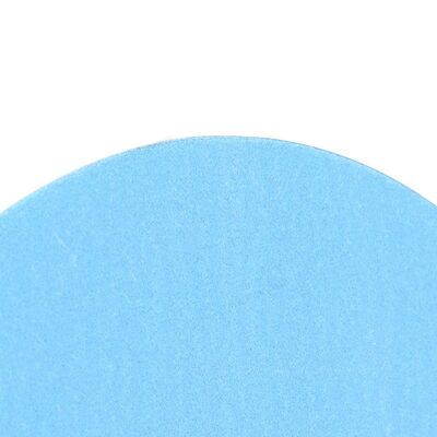 Blue Aluminium sanding disc without holes paper backing round abrasive sandpaper 40#-800# grit hoop&look backing for angle grinder for polishing