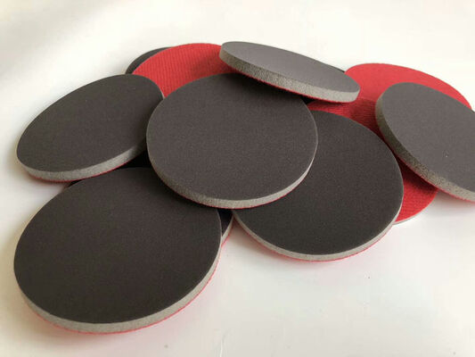 Round Abrasive Orbital Sanding Sponge Sponge Disc Pad For Sander Hoop & Look Backing