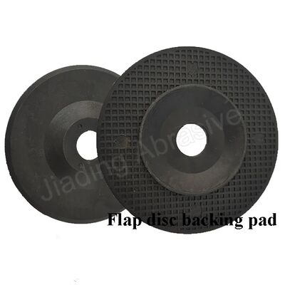 Black Plastic Fiberglass Backing Pads High Hardness Waterproof For Sanding Flap Disc 150mm