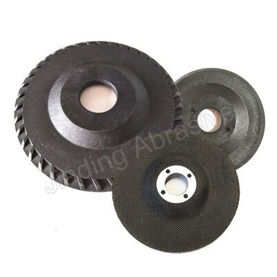 Black Plastic Fiberglass Backing Pads High Hardness Waterproof For Sanding Flap Disc 150mm