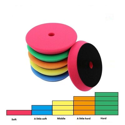 Abrasive Foam Sponge Sanding Pad Car Beauty Polishing And Waxing 150mm 125mm
