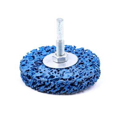 50mm 2inch 3inch 5-inch Durable Ceramic Cleaning Disc Black Strip Flap Wheels for Rust Removal Paint Flaking Polishing Shank