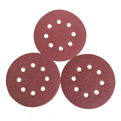 8Hole 125mm Orbital Sanding Discs Sandpaper pads Wet And Dry OEM